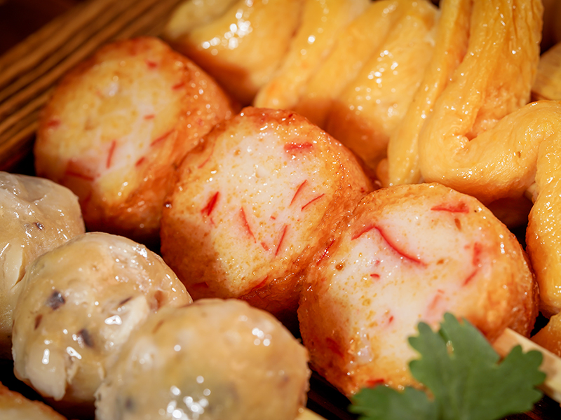 おでんの単品（ロブスター団子揚(yáng)げ）