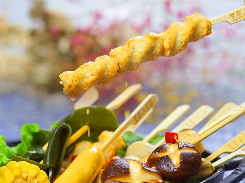 おでんの単品（青山椒つくね巻）