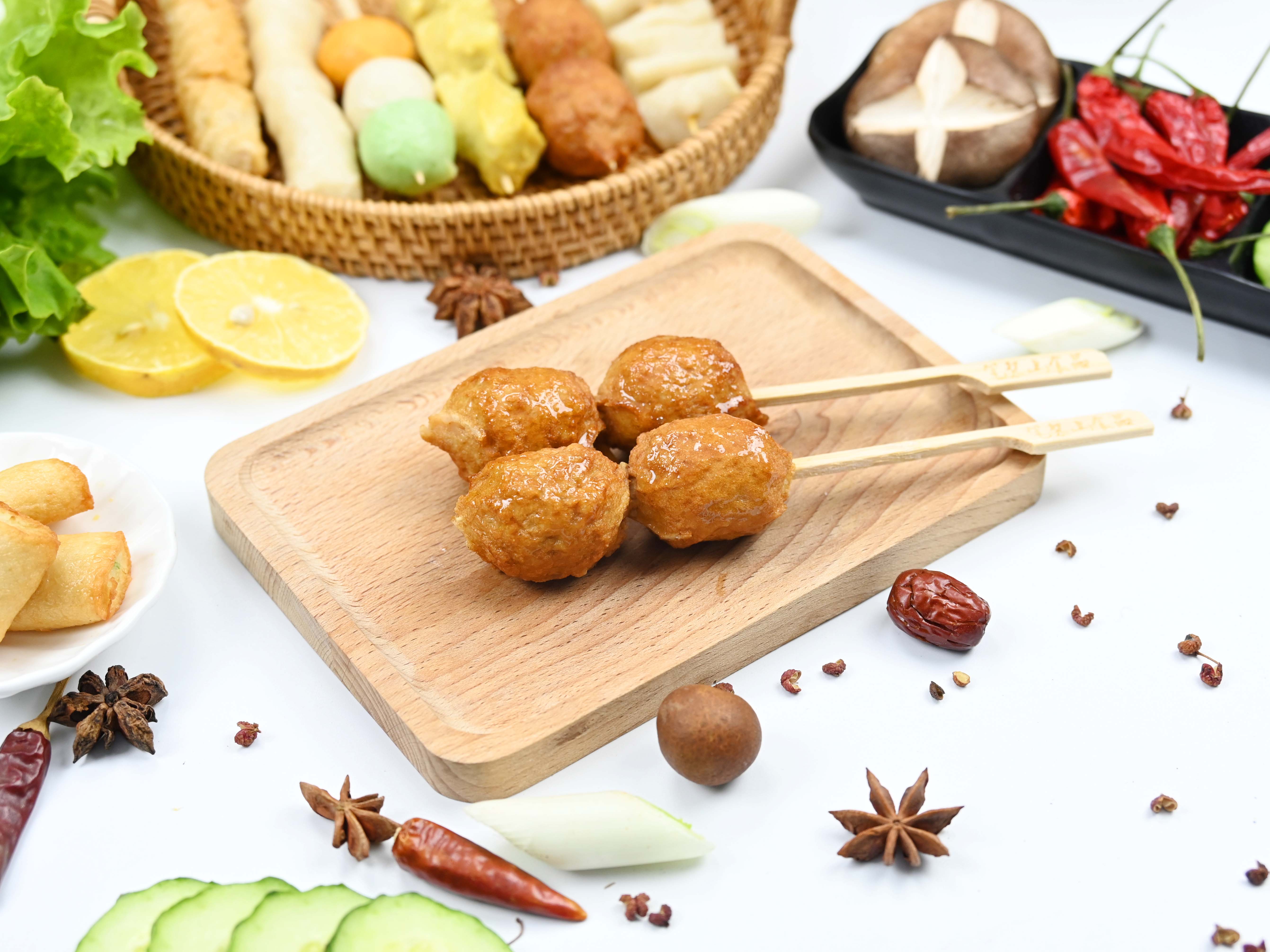 關東煮椒麻雞包